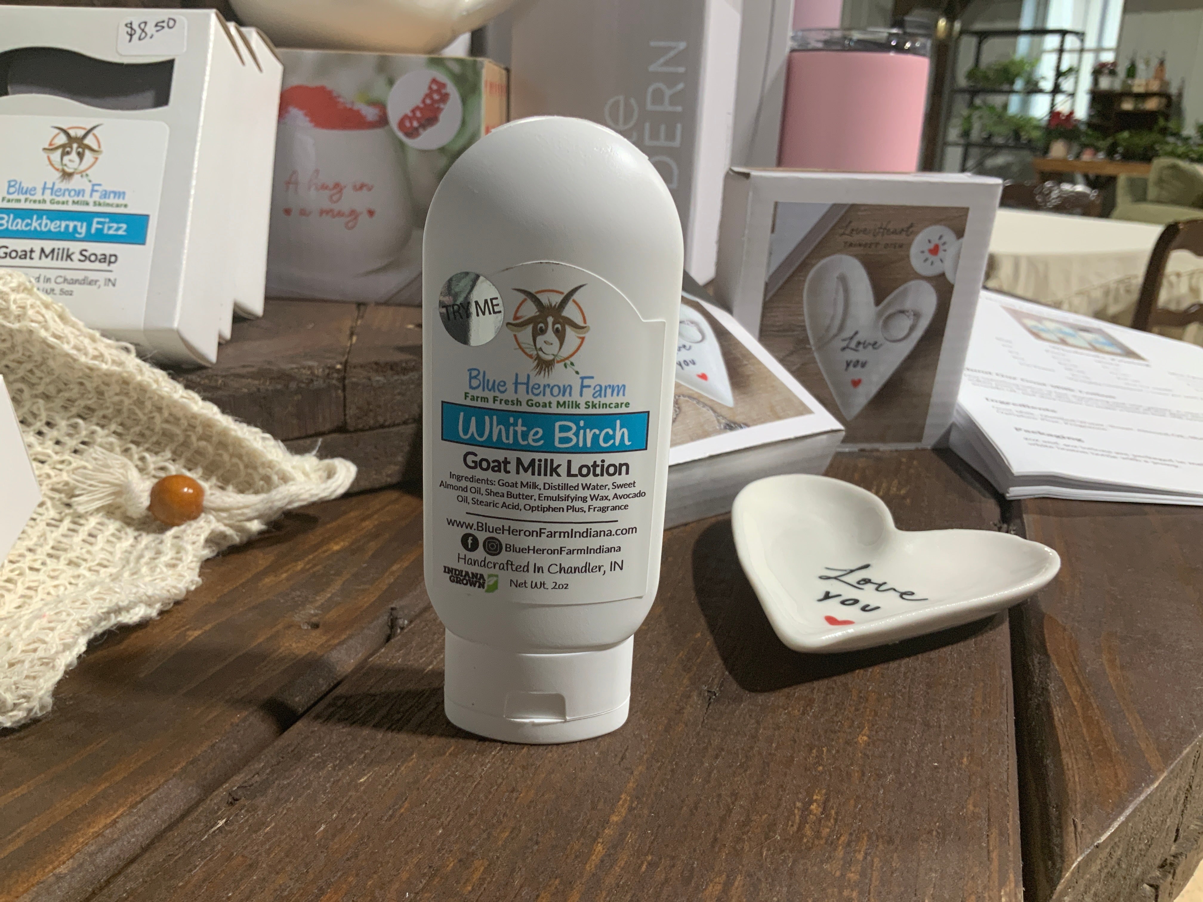 White Birch- goat milk lotion- 2oz