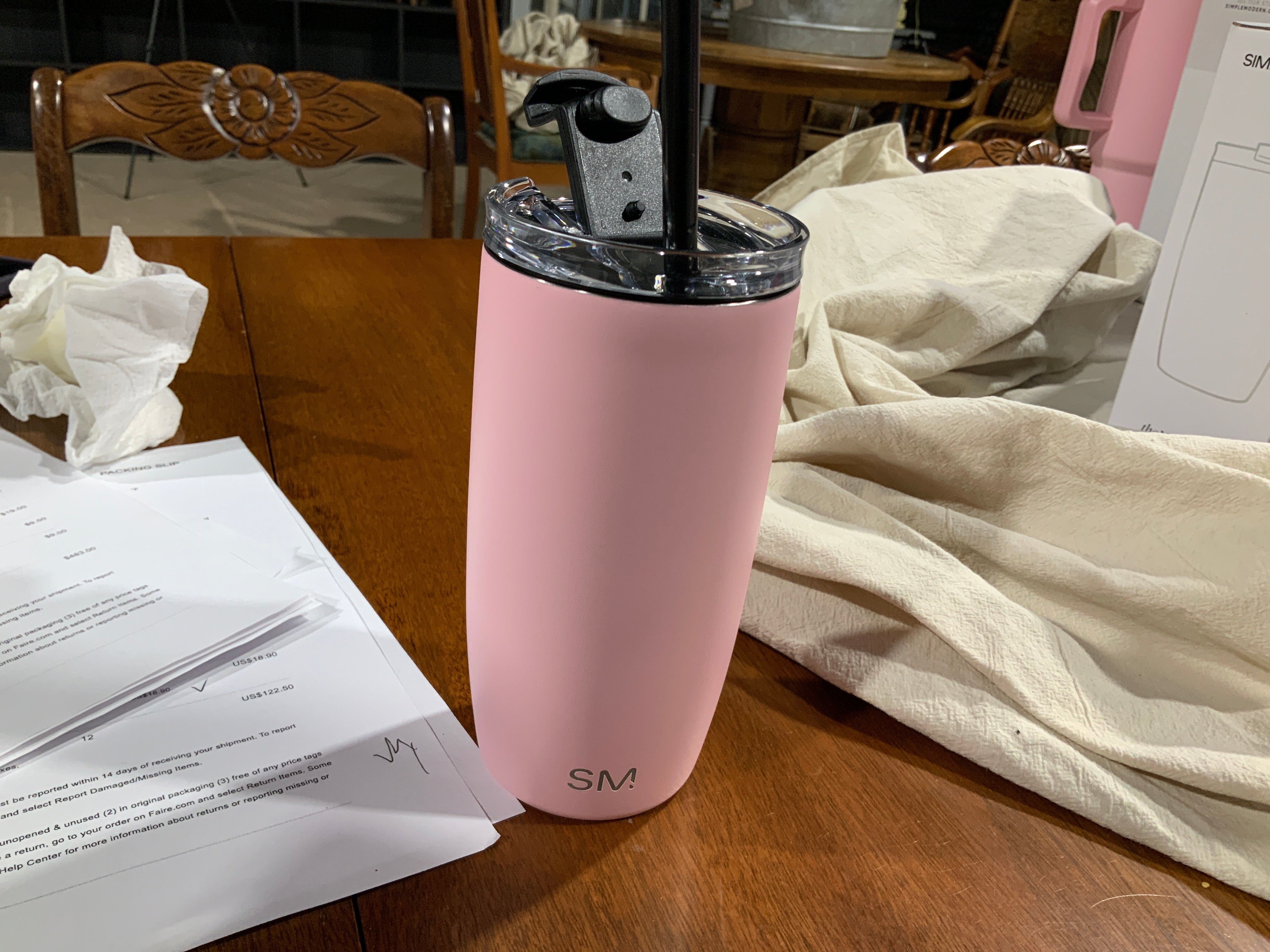 Light Pink 16oz Voyager