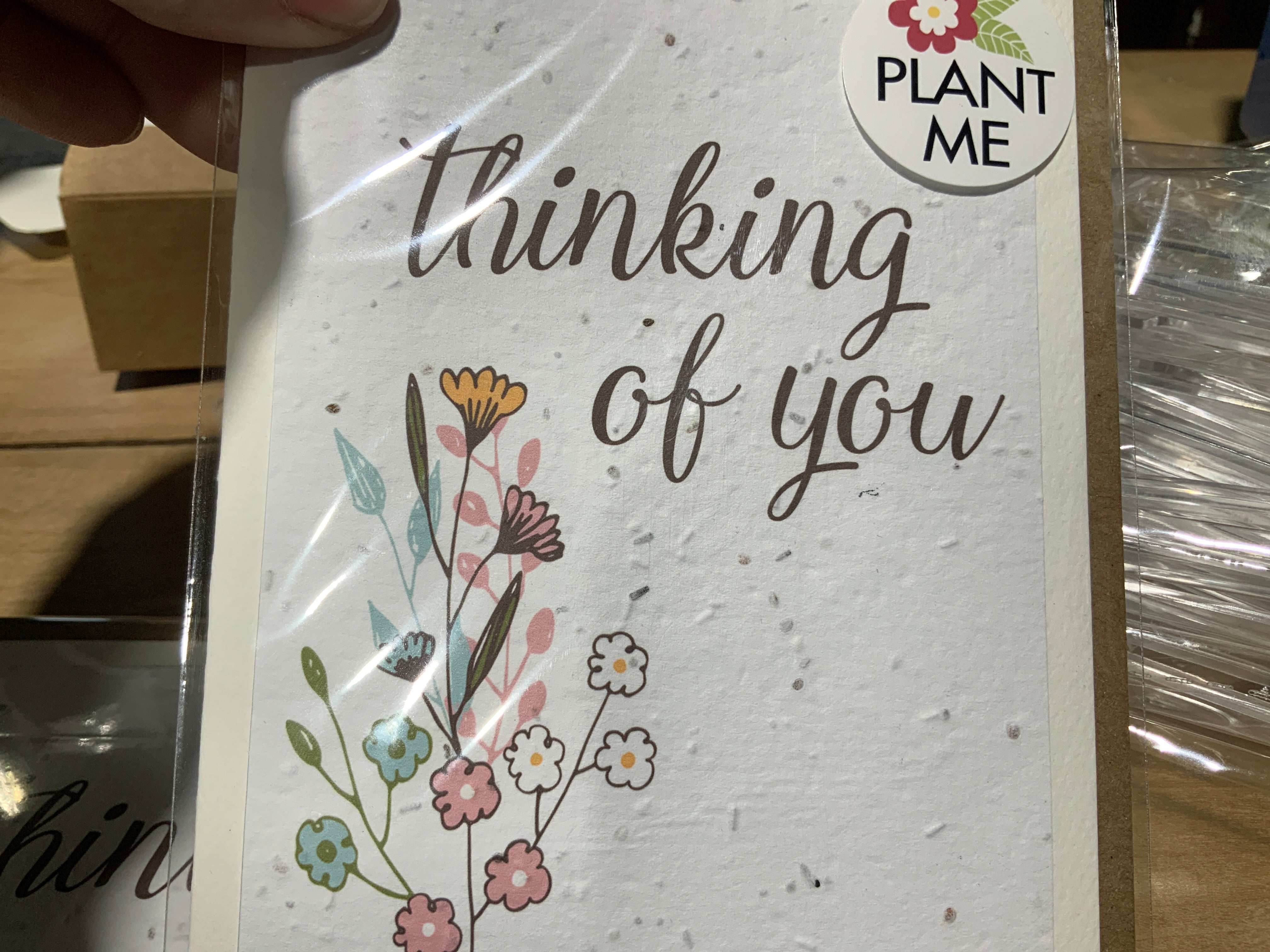 Plantable card- thinking of you