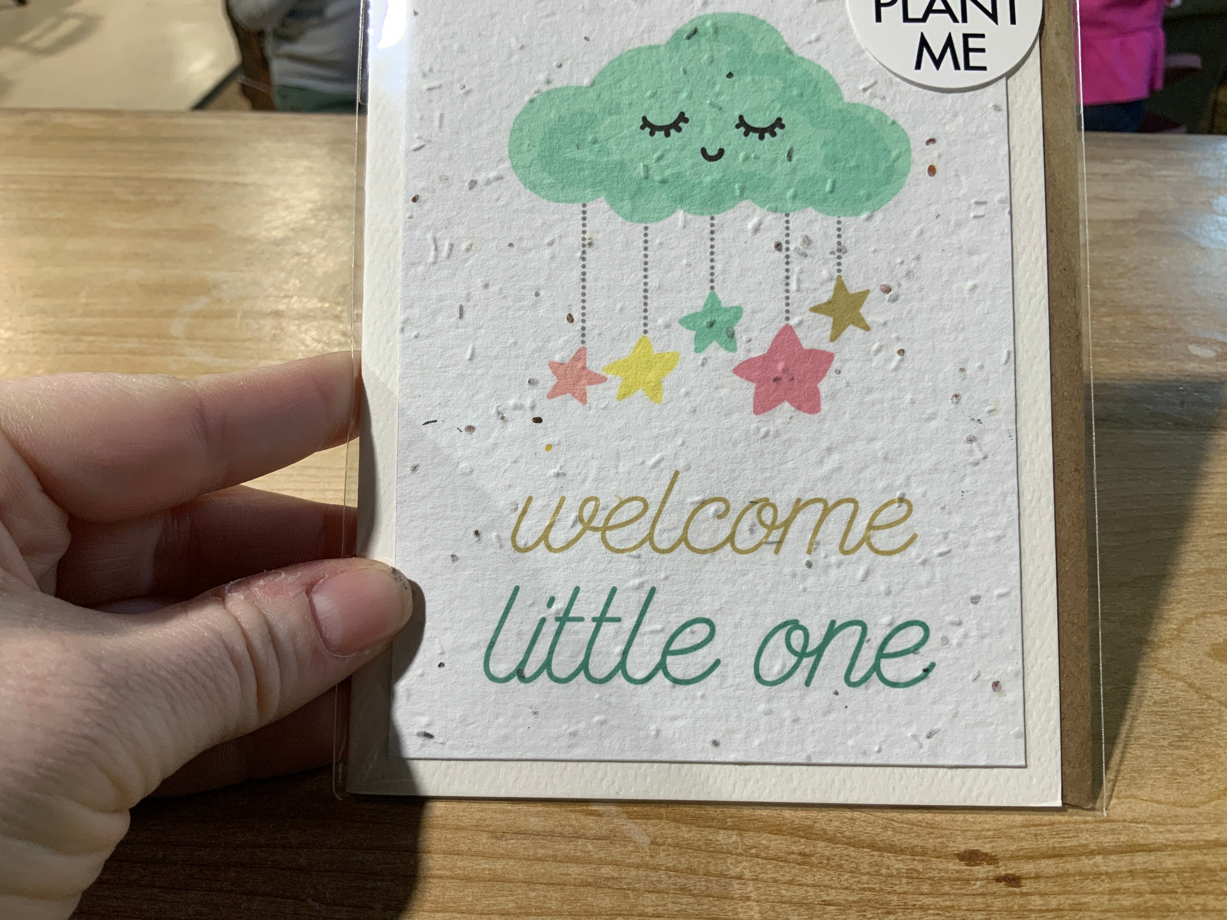 Plantable Seed Card- Welcome little one