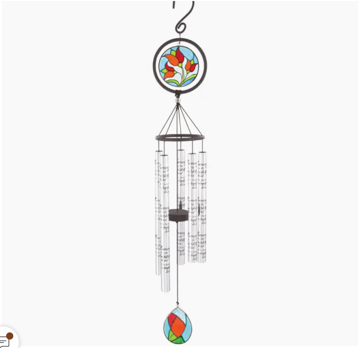 In Memory Stained glass chime