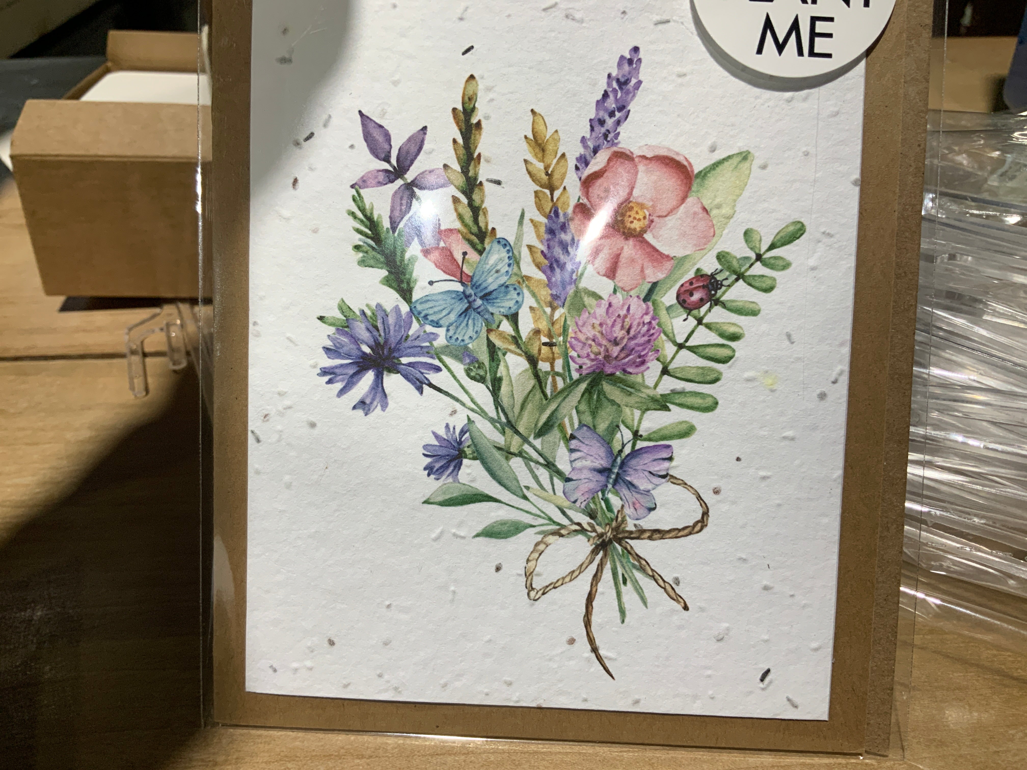 Plantable card- wildflower bouquet