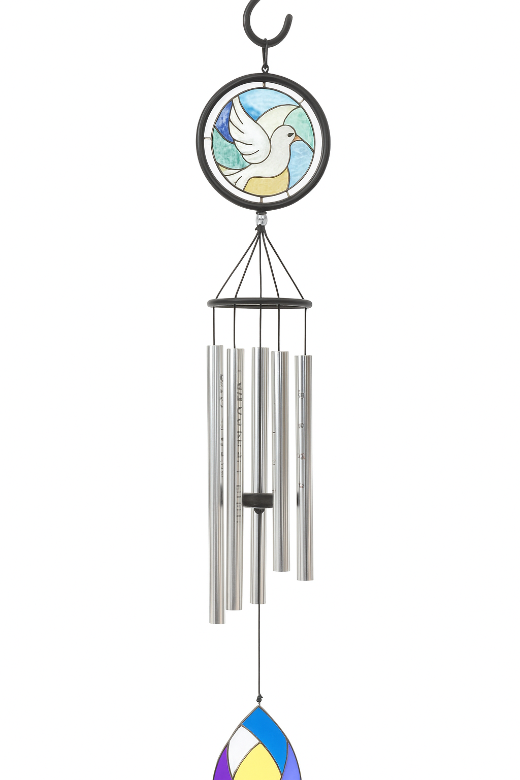 35” Stained Glass Amazing Grace Sonnet Chime-60376-Carson
