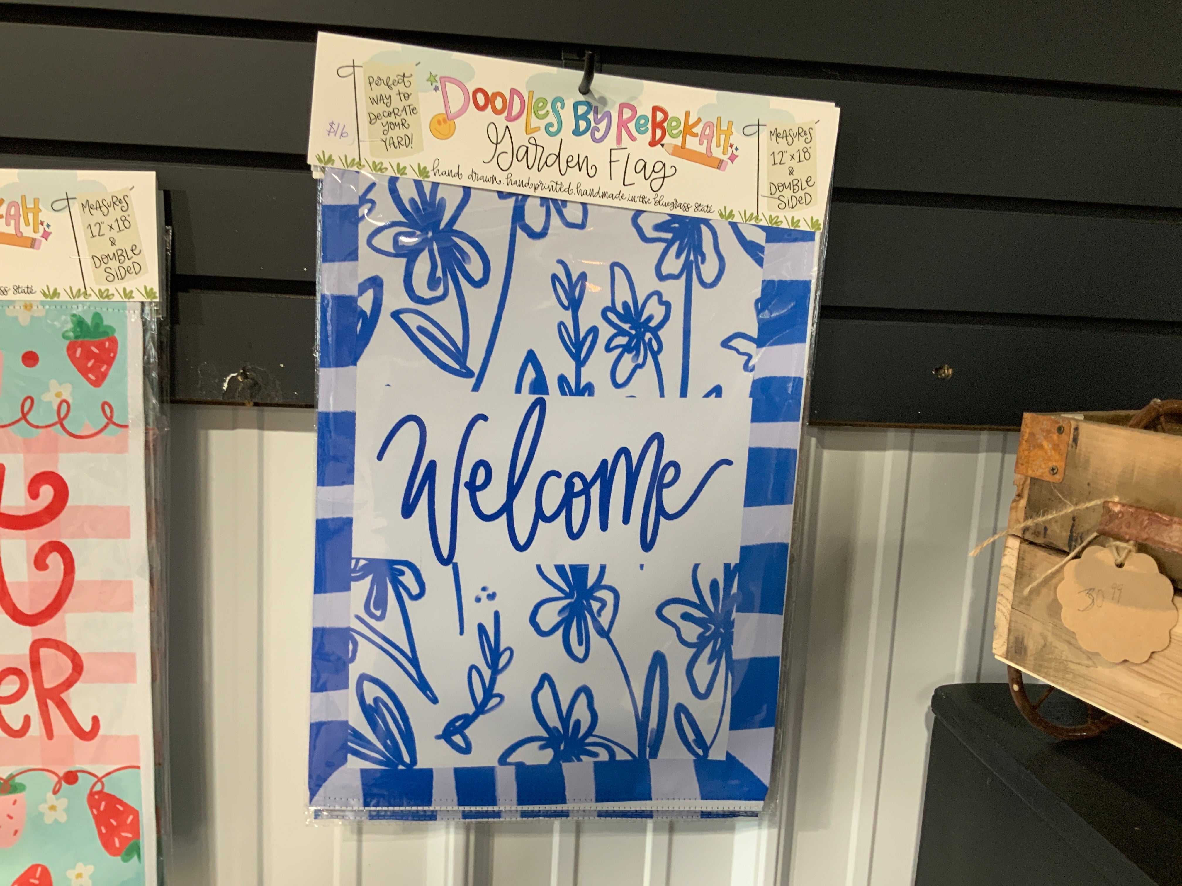 Welcome 12x18 garden flag