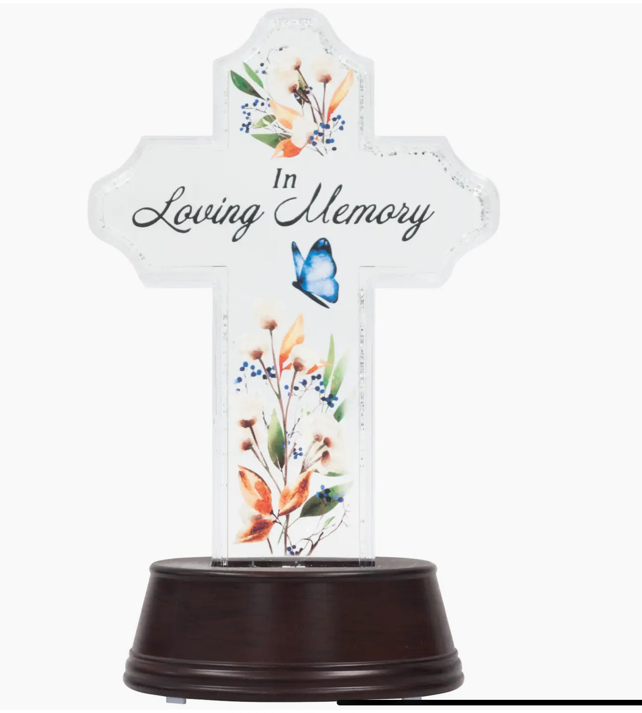 In Loving Memory Water Glitter Lantern