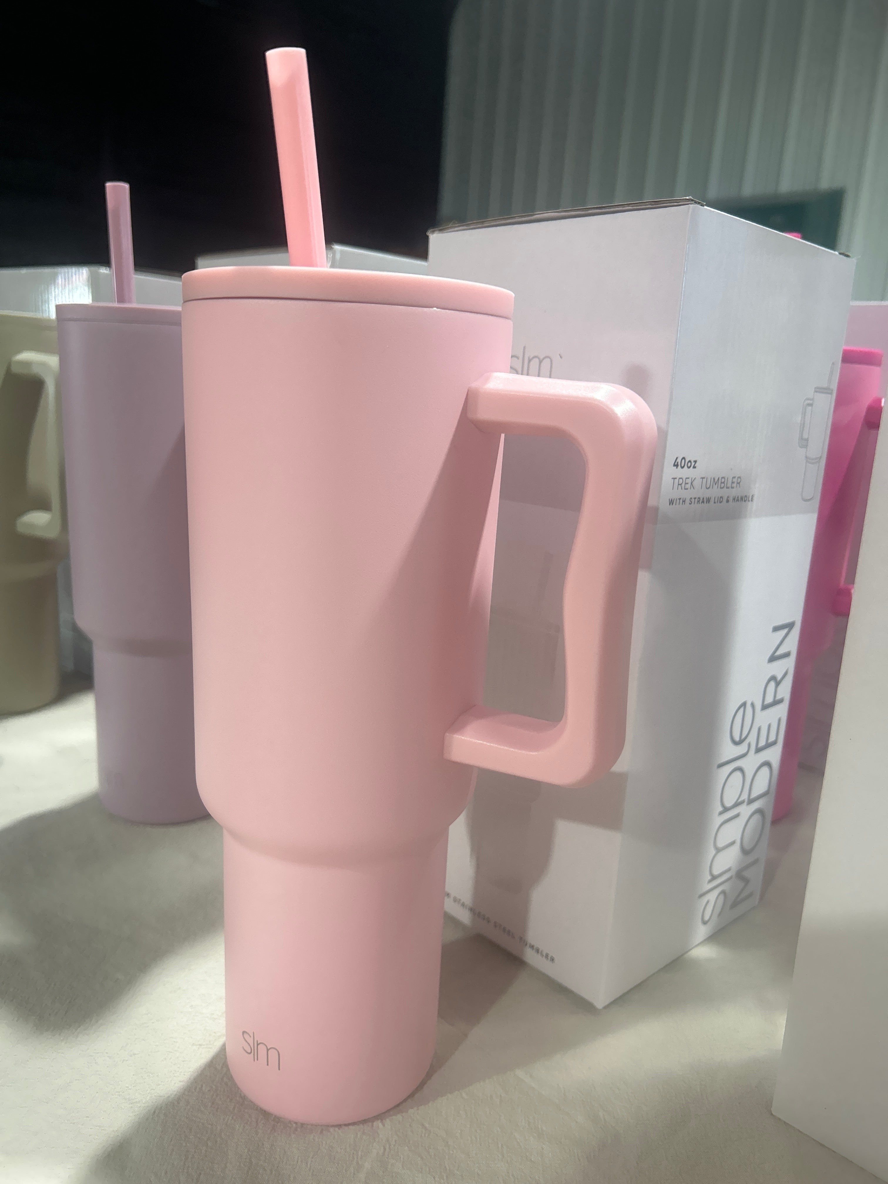 Light Pink 40oz Trek Tumbler