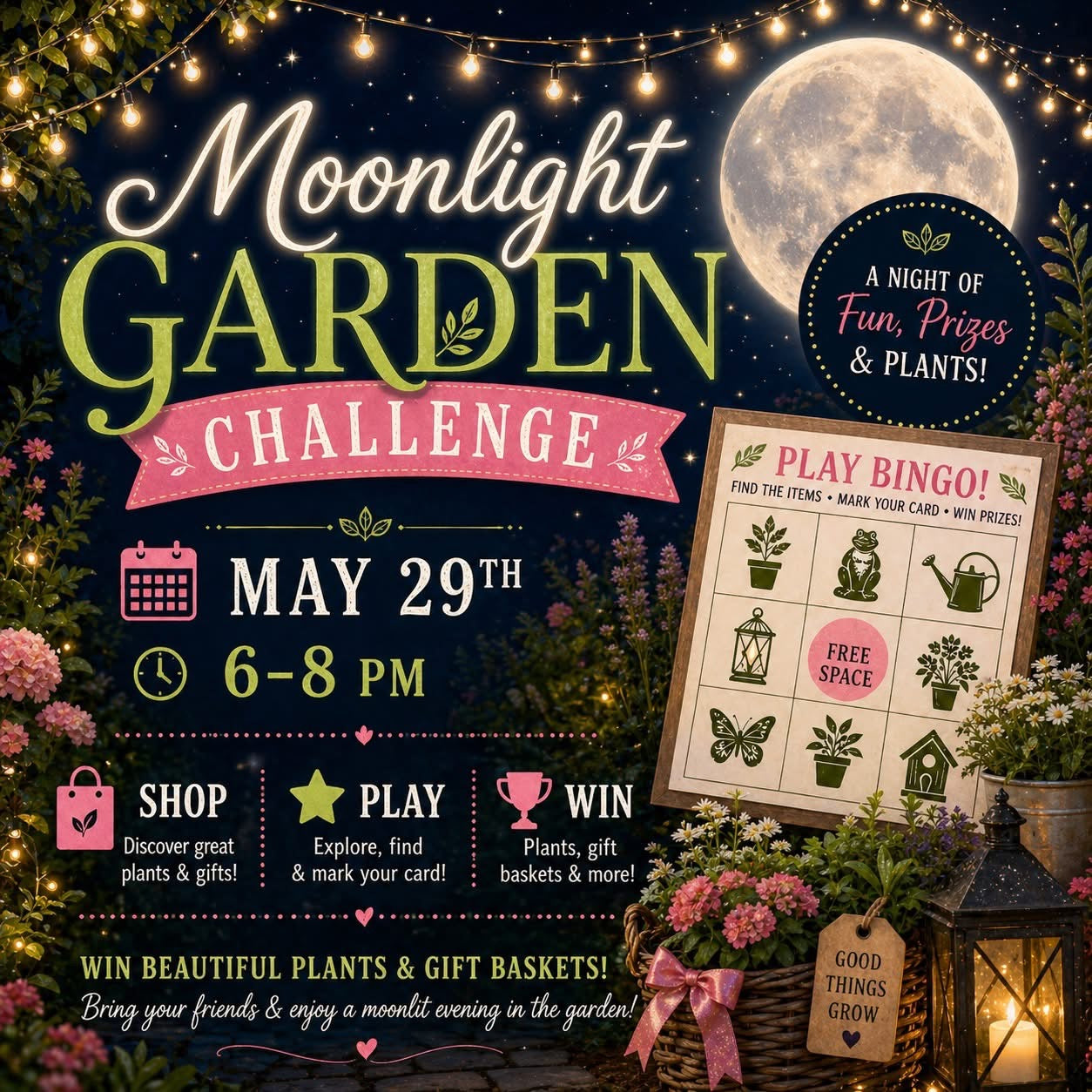 Moonlight Garden Challenge Ticket
