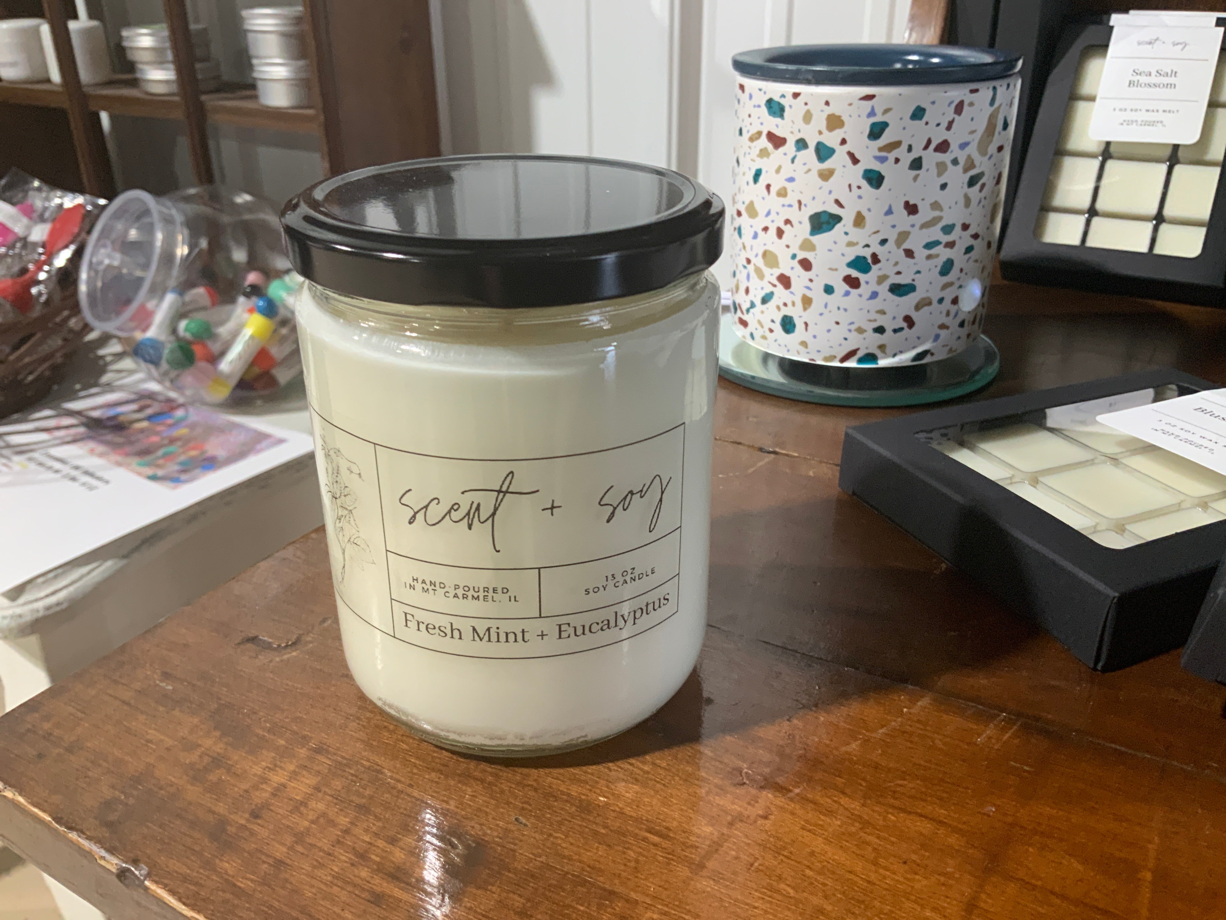 Fresh Mint and Eucalyptus- 13oz Jar