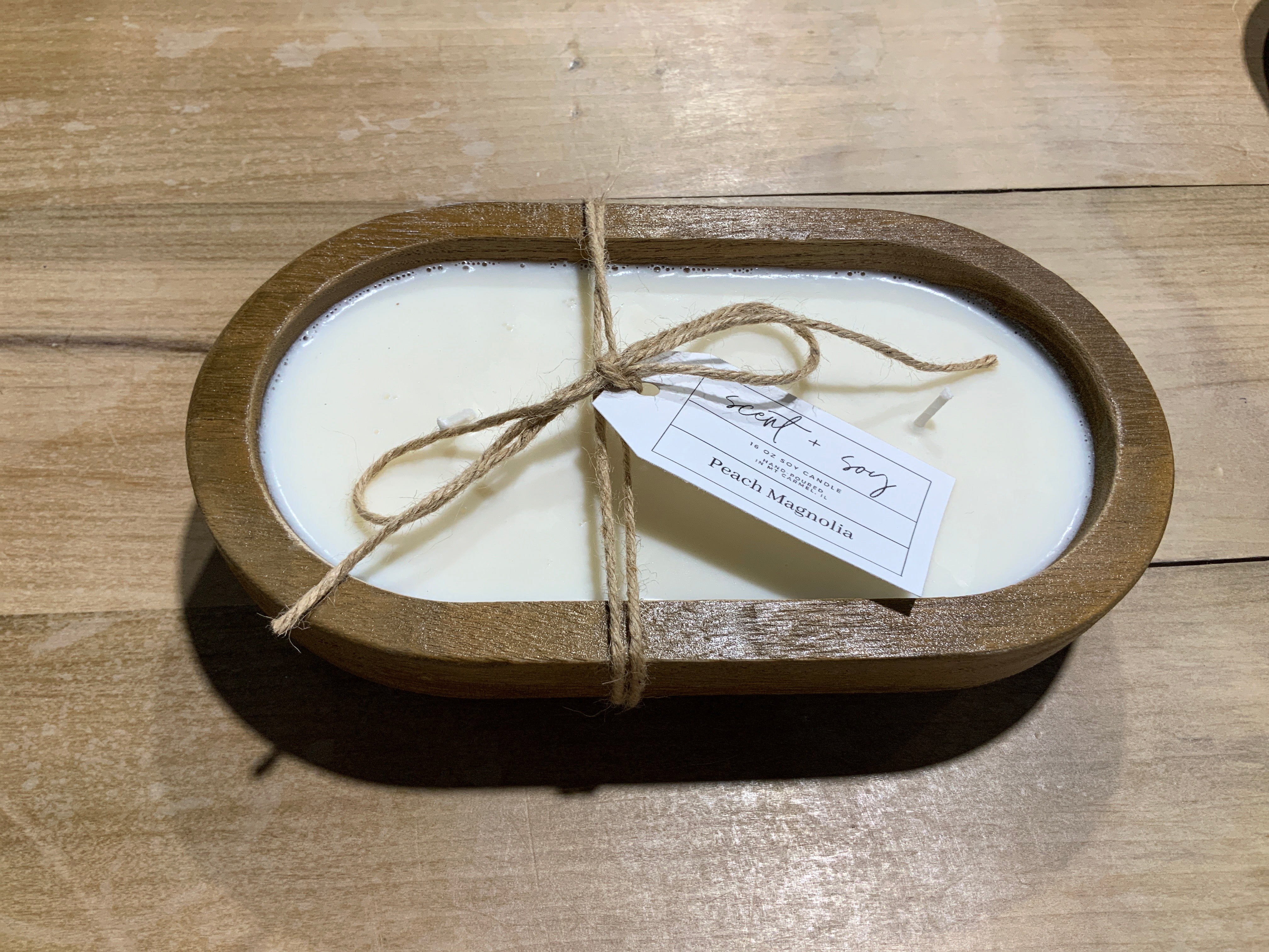 Peach Magnolia dough bowl