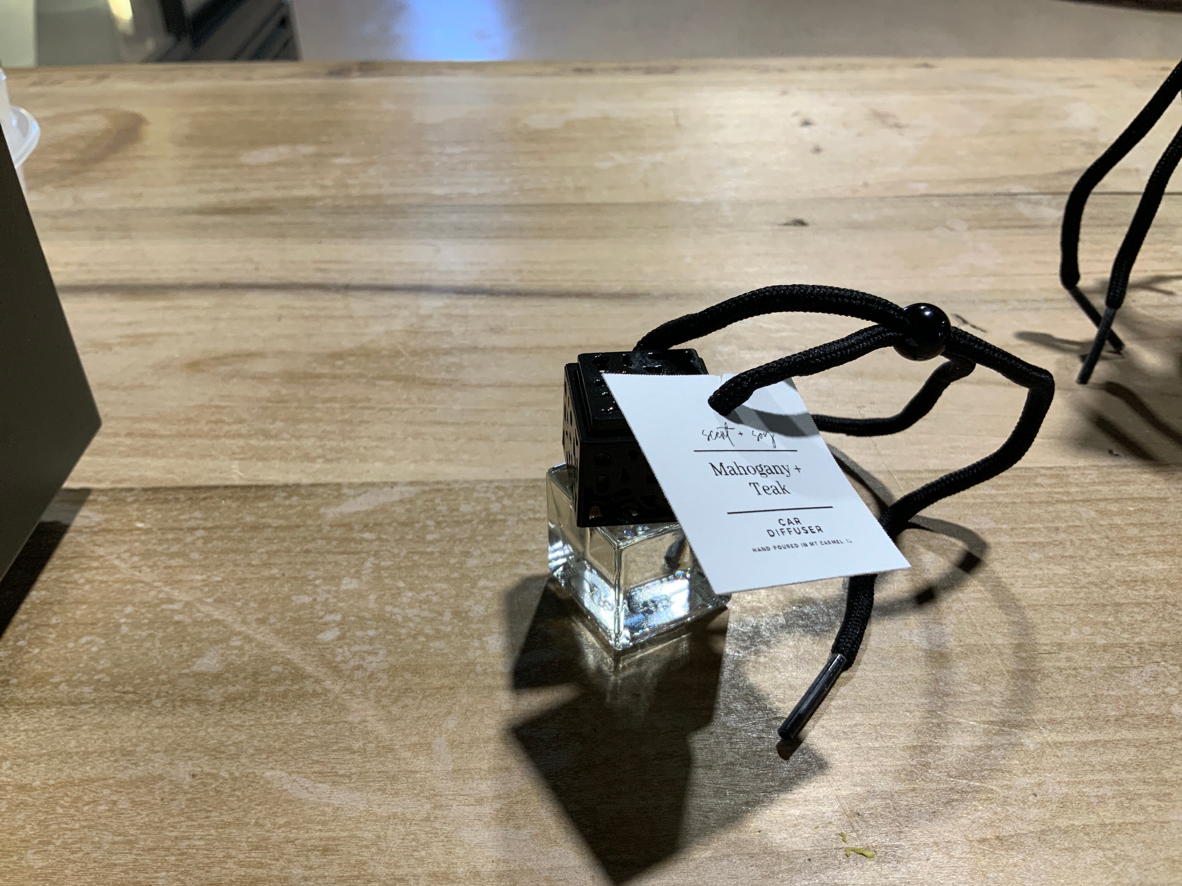 Mahogany & teak car diffuser