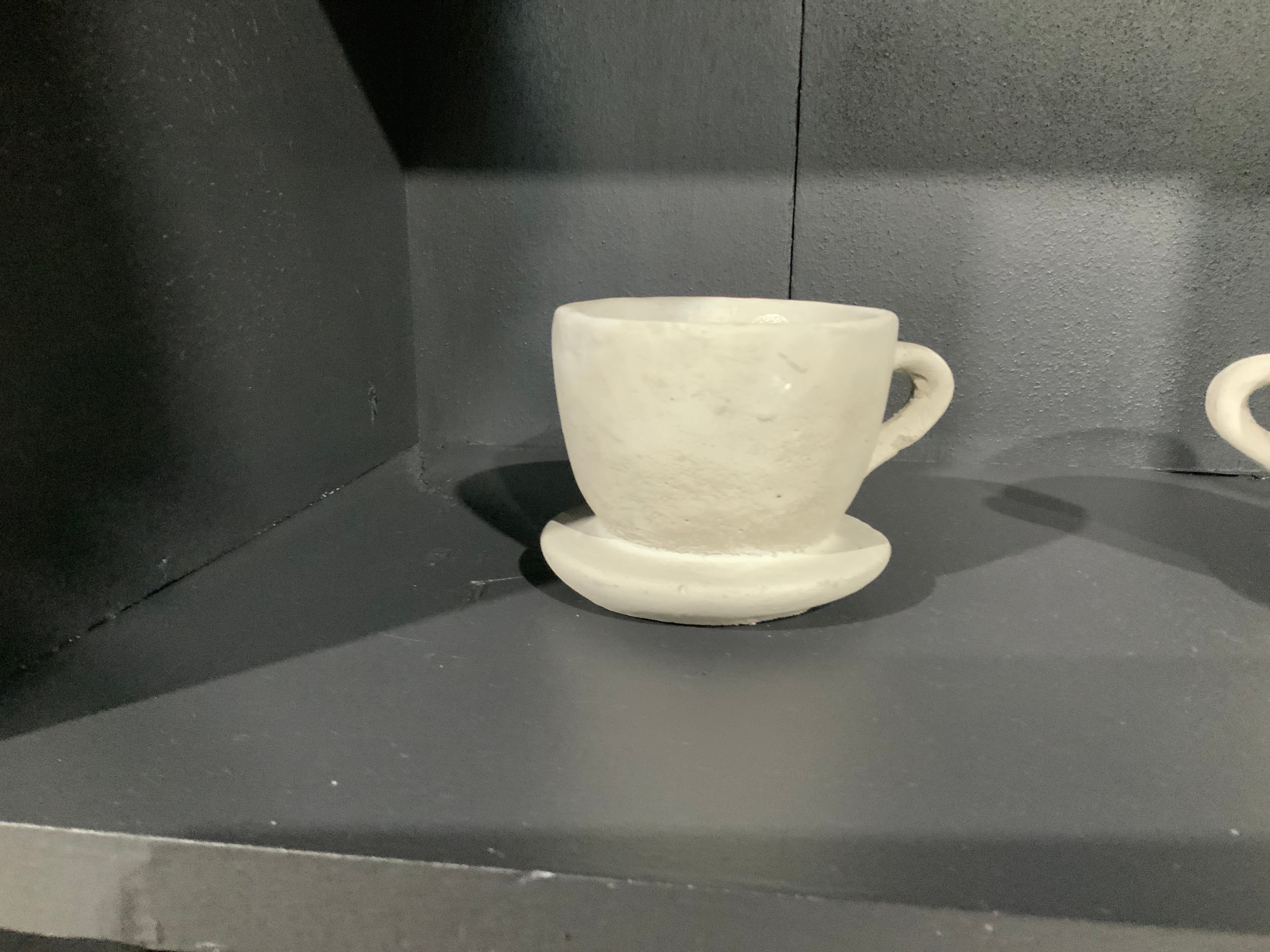 Cement Teacup Planter- small