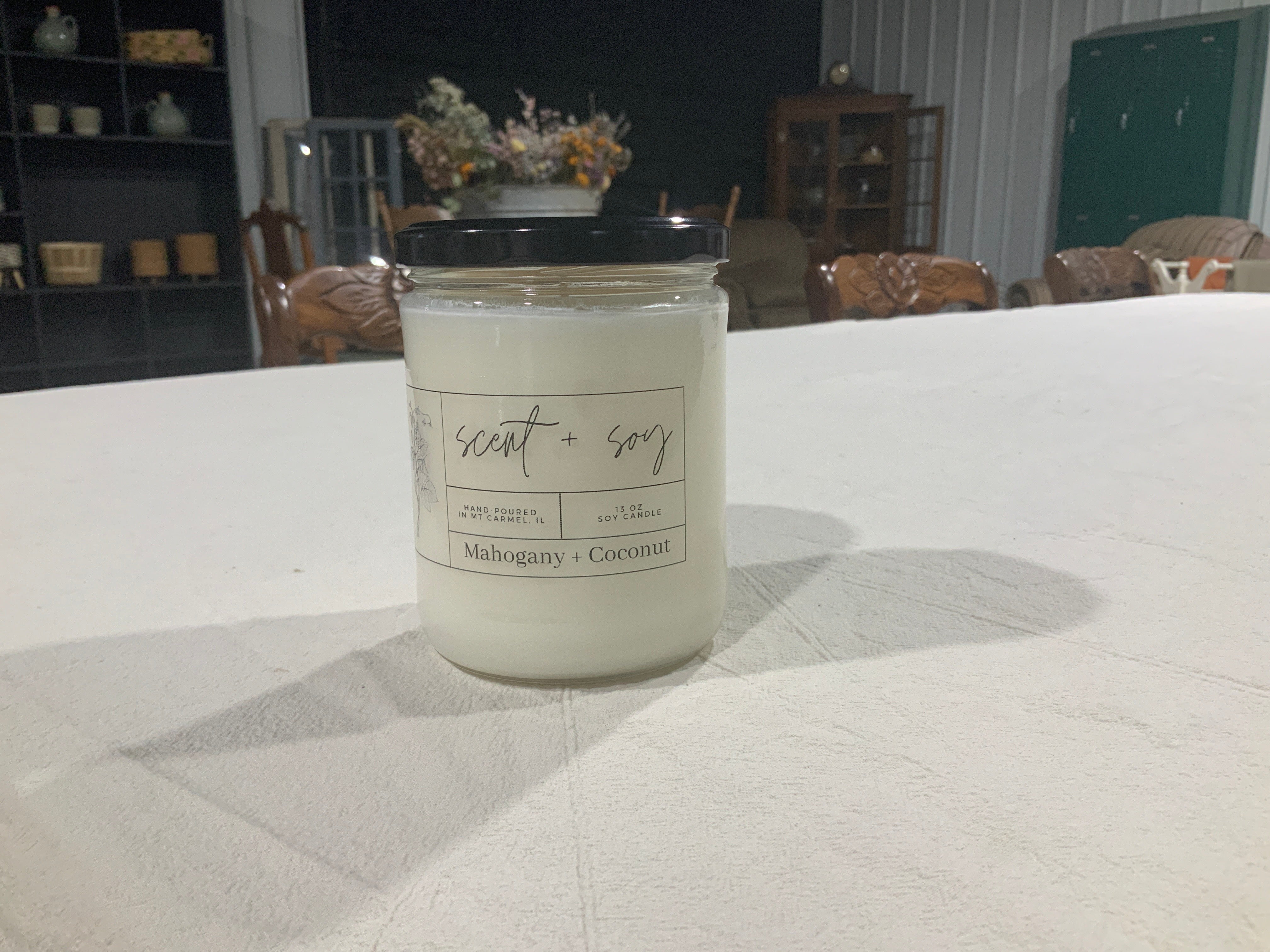 Mahogany and Coconut- 13oz Jar