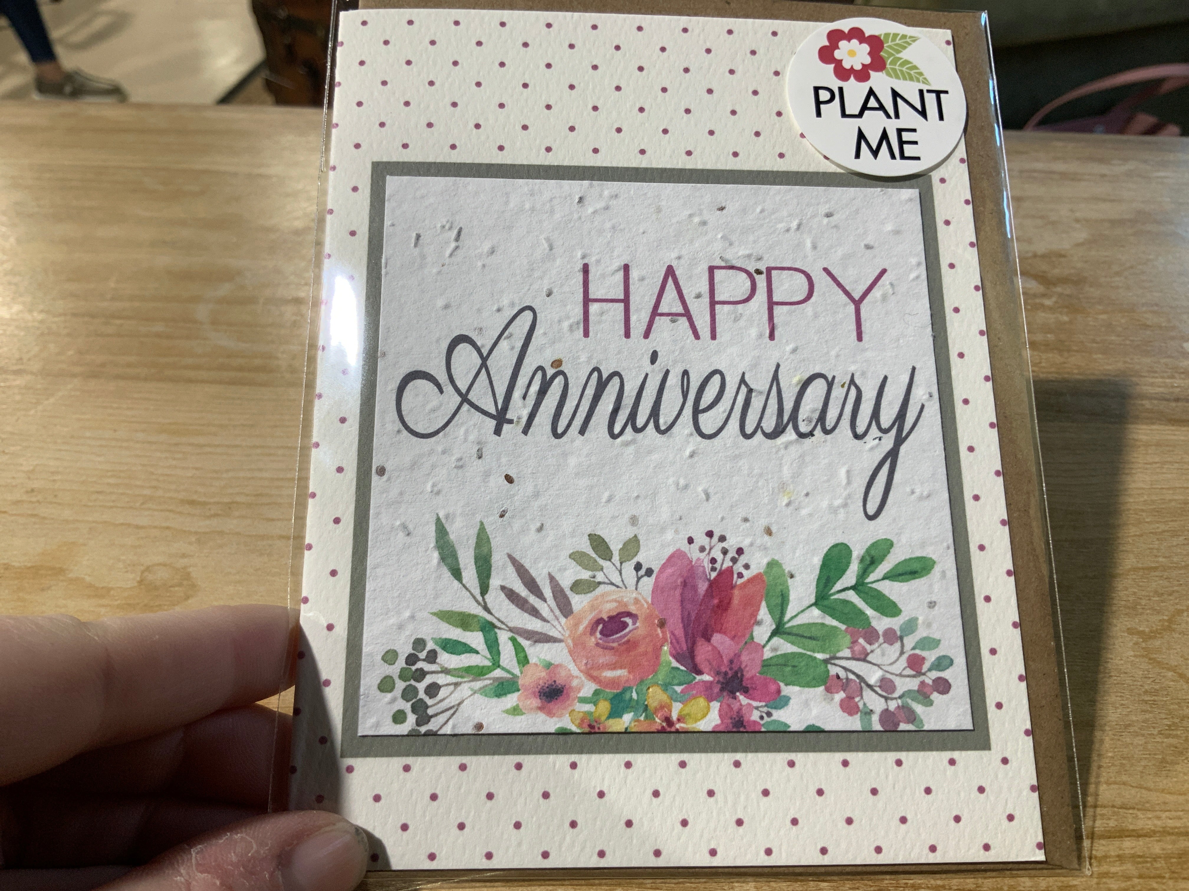 Plantable Seed Card- Happy Anniversary