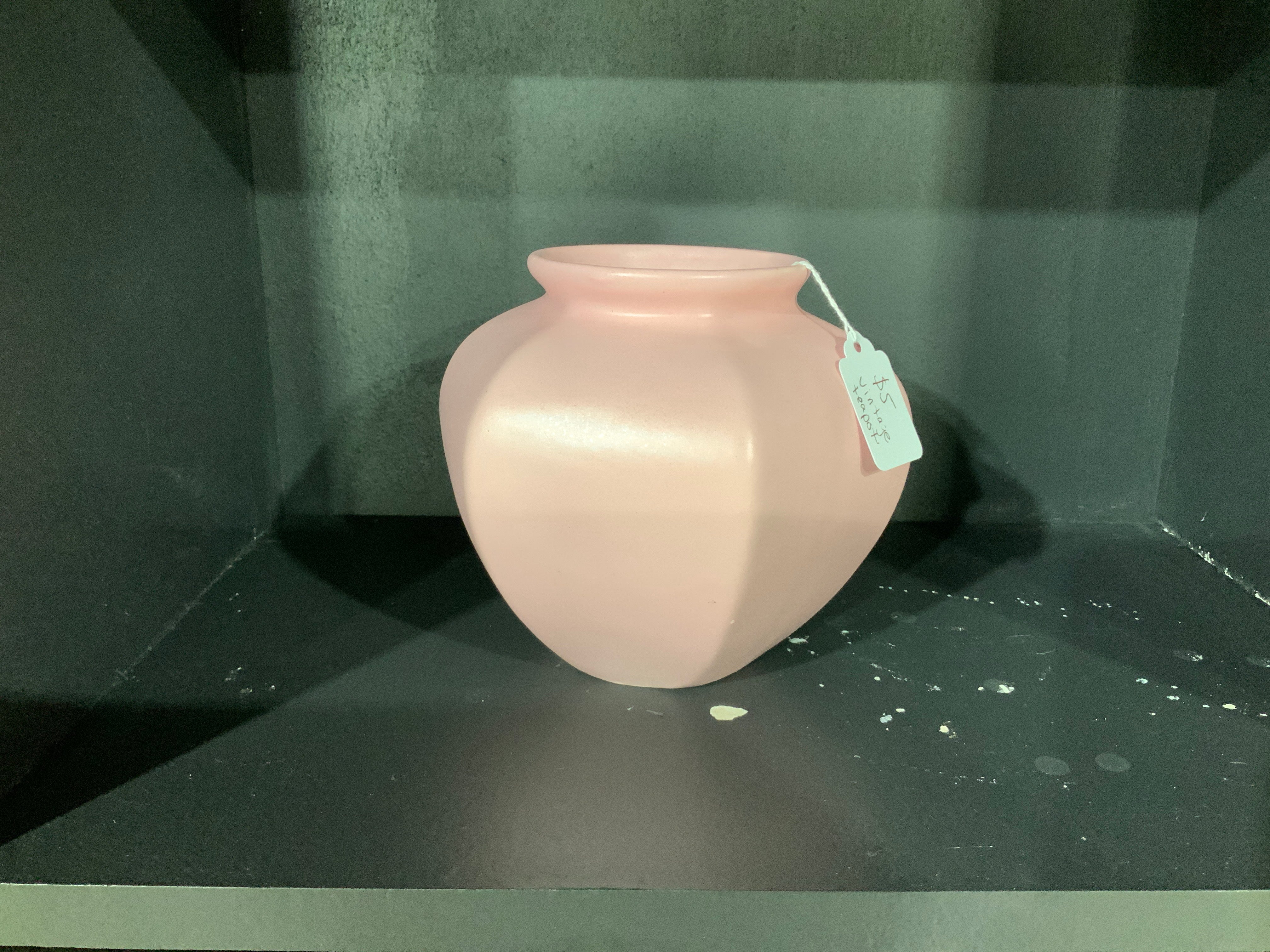 Vintage pink vase