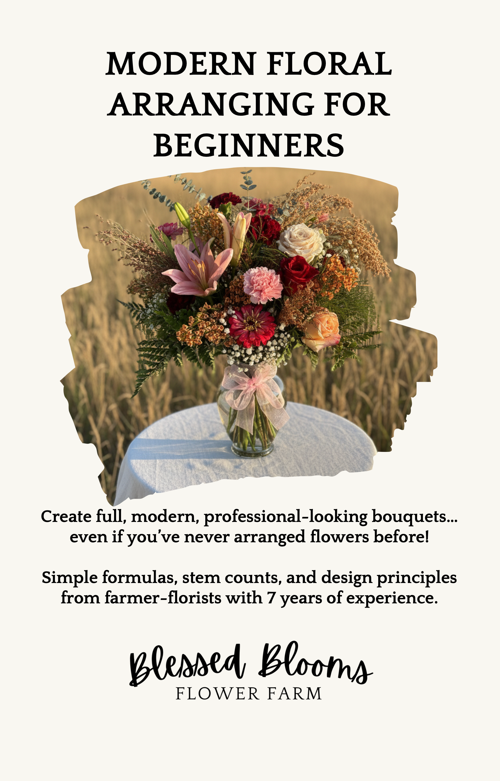 Modern Floral Arranging for Beginners | Digital Flower Arranging Ebook (PDF)