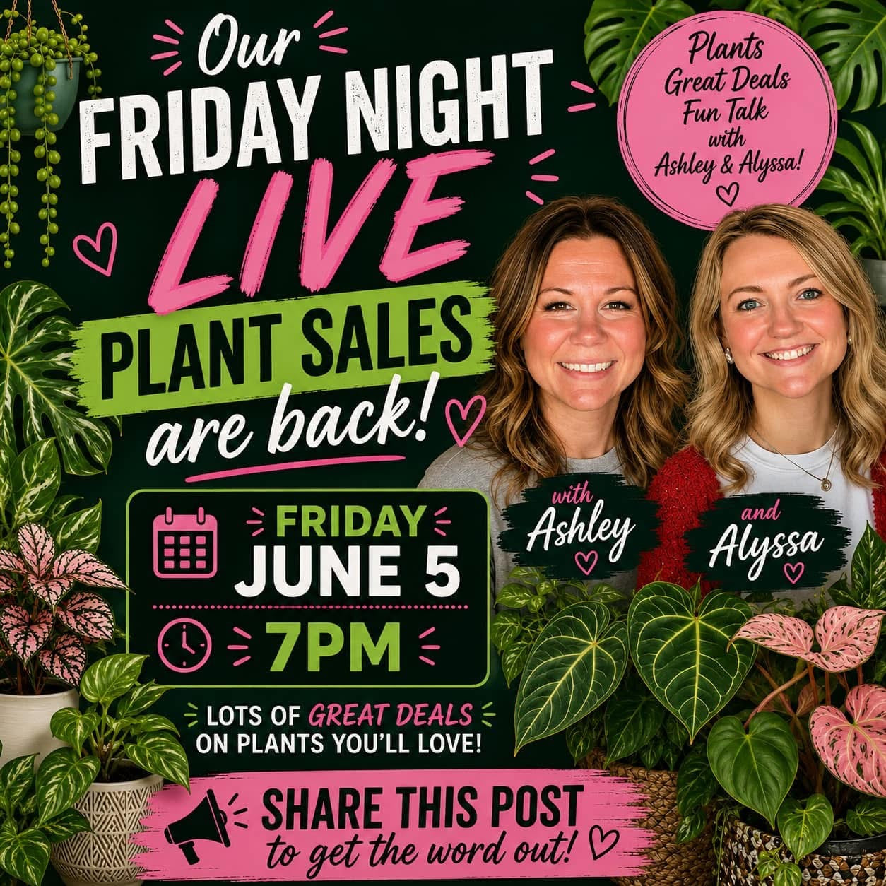 LIVE Plant Sale 6/5/26