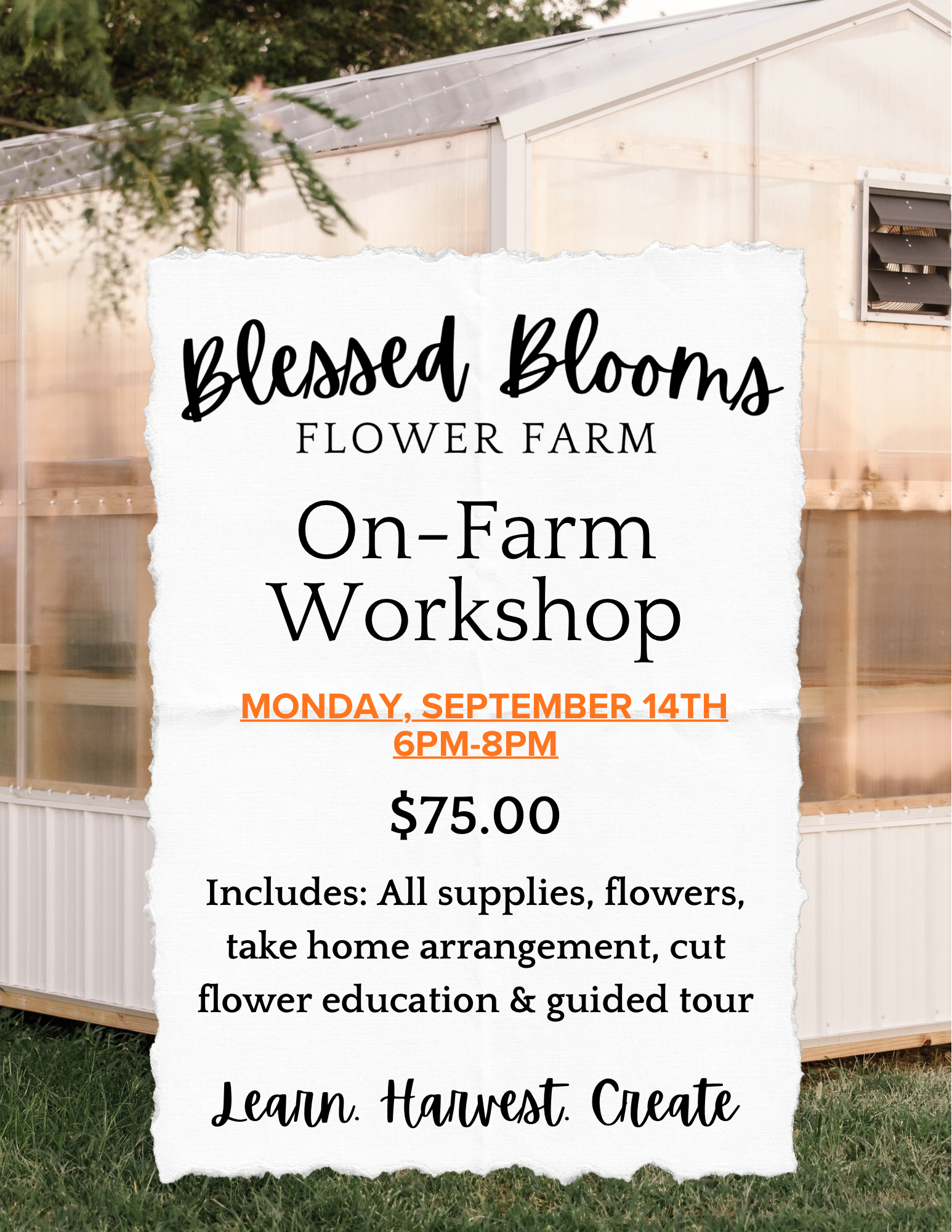 On-Farm Cut Flower Workshop
