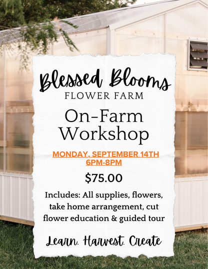 On-Farm Cut Flower Workshop