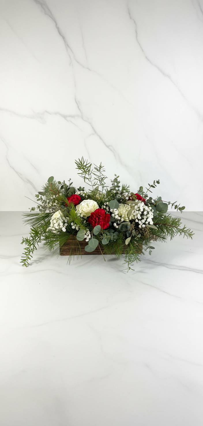 Wood box arrangement