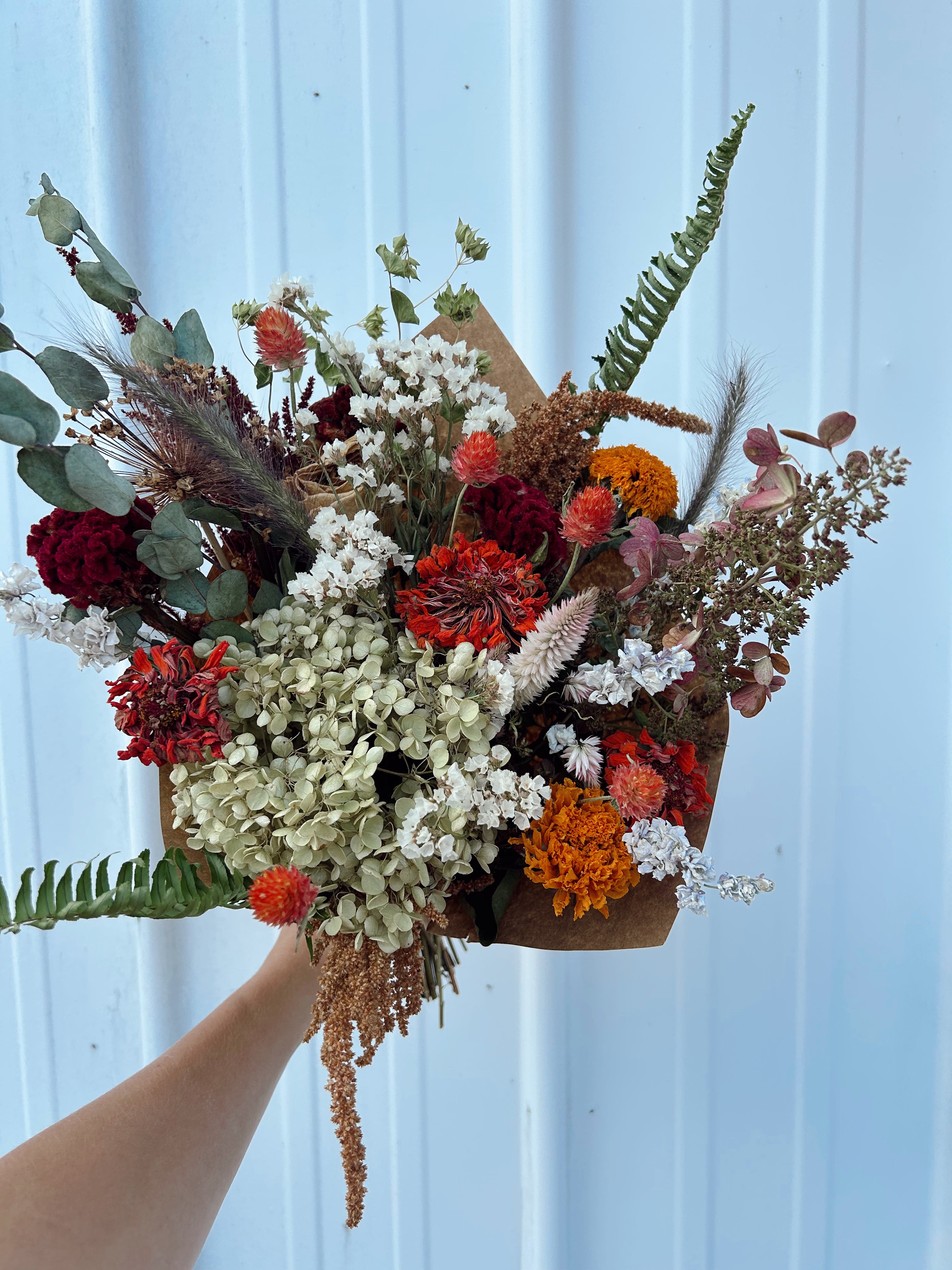 Wrapped Dried Bouquet