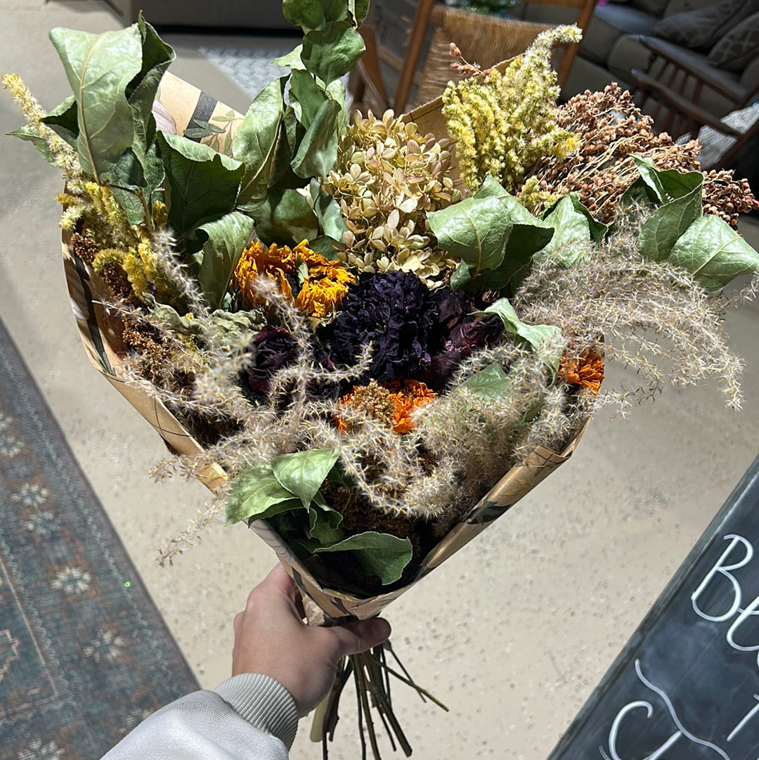 Large Wrapped Fall Bouquet