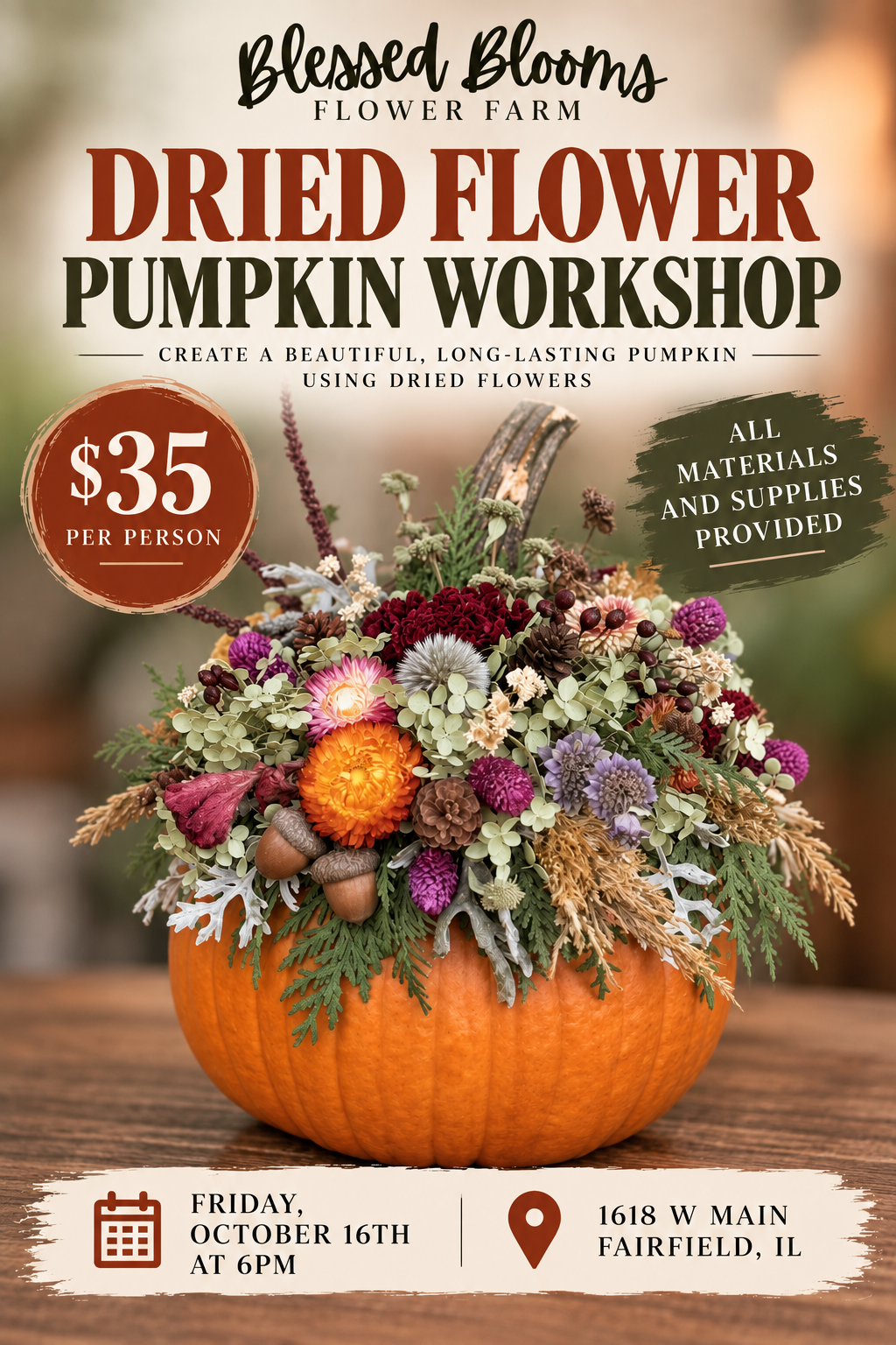 Dried Pumpkin Workshop
