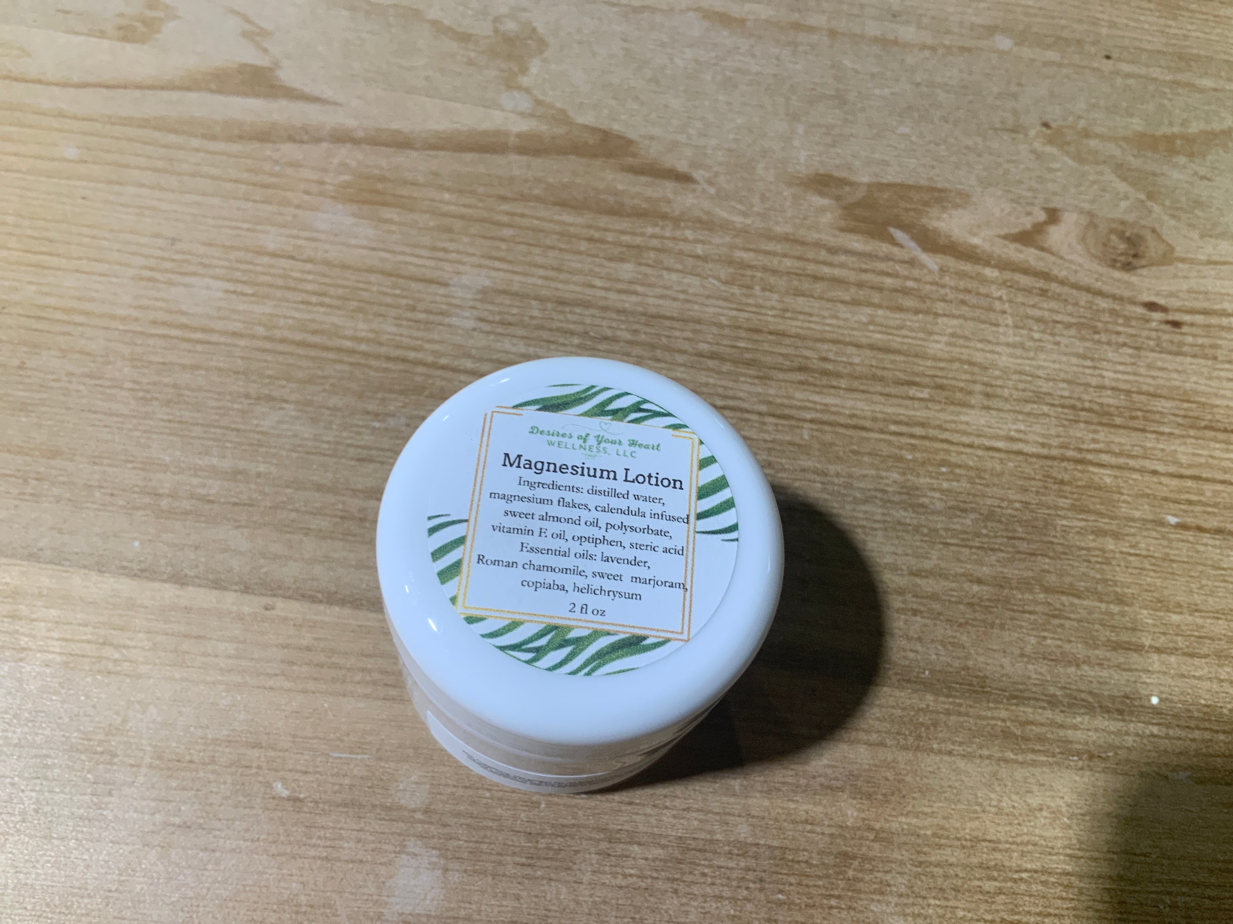 Magnesium lotion